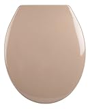 WC-Sitz Siena Beige | Toilettensitz | WC-Brille aus Duroplast-Kunststoff | Soft-Close Absenkautomatik | Fast-Fix-Schnellbefestigung | Toilettendeckel | Klodeckel | WC Deckel | Klobrille