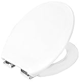 Cornat WC-Sitz TAROX weiß/Toilettensitz/Toilettendeckel/Klodeckel/WC-Deckel/Duroplast/Absenkautomatik/KSTASC00