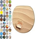 WC Sitz mit Absenkautomatik, viele schöne WC Sitze zur Auswahl, hochwertige und stabile Qualität aus Holz (Clam)